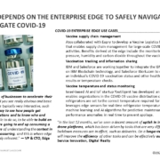 Society depends on the enterprise edge to safely navigate and mitigate COVID-19