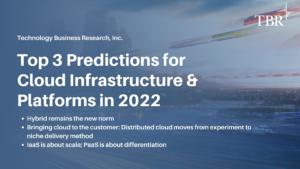 Top 3 Predictions for Cloud Infrastructure & Platforms in 2022