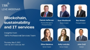 Webinar: Blockchain, sustainability and IT services