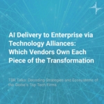 ‘TBR Talks’ on Demand — AI Delivery to Enterprise via Technology Alliances: Which Vendors Own Each Piece of the Transformation